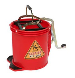 [WRBUK] Plastic Mop Wringer Bucket 16L - RED