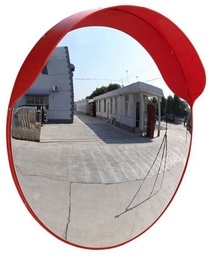 [MIRDOME450] Polycarbonate Outdoor Traffic Dome Convex Mirror - 450mm w/- Post Bracket