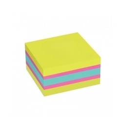 [POSTITCOL] Post-It Notes - Coloured x 5 (cube) 76 x 76mm