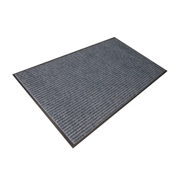 [MATRIB69] Ribbed Carpet Mat - 600 x 900mm - Black/Grey