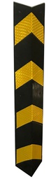 [CNRPROT] Rubber Corner Protector 800mm x 100mm Yellow/Black