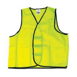 [VEST-Y-XL] Safety Vest Hi Vis Fluro Yellow (Day Use) Size X Large