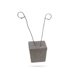 [CONSPAC70] Concrete Bar Spacer (Aspro) with tie 70mm (Bag of 25)