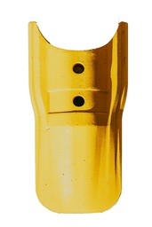 [TLCAP] Traffic Lane Separator End Caps per pair - Recycled Rubber - Yellow