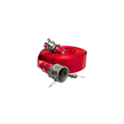 [50RLAYFLATASS] Layflat Hose 50mm X 20m assembly - Red - Heavy Duty