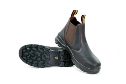 Ridge Slip On Safety Boot Chestnut