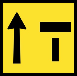 [TC1359_2C] Multi Message Sign 600 x 600mm Class 1 Coreflute - Lane Status, Right Lane Closed Symbol