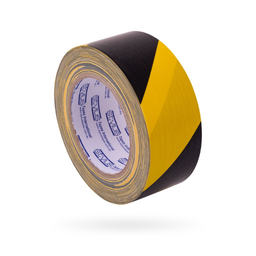 [BYCLTAPE] Cloth Tape 48mm x 25m - Black / Yellow (ea/24box)